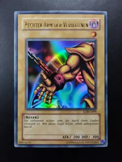 YUGIOH 2003 | RIGHT ARM OF THE FORBIDDEN ONE | LOB-G099 | GERMAN | NM - MINT - Image 1