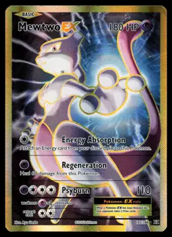 Mewtwo EX (Full Art) 103/108 Evolutions Holo Pokemon Card - Image 1