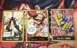 Bandai One Piece Card Game Gold Don!! Card Lot of 3 - Image 1