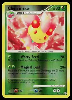 Pokemon Card - Cherrim Diamond and Pearl 45/130 Uncommon Reverse Holo - Image 1