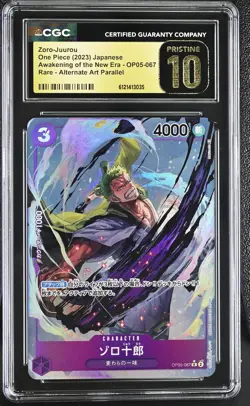 Zoro-juurou OP05-067 CGC 10 Pristine Awakening Of The New Era One Piece Card - Image 1
