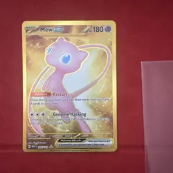Pokemon Mew ex Secret Rare Full Art Holo Card 205/165 180HP English SV 151 - Image 1