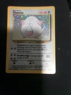 3 1995 Pokemon TCG Base Set Cards Light Ninetales Ampharos Chansey - Image 4
