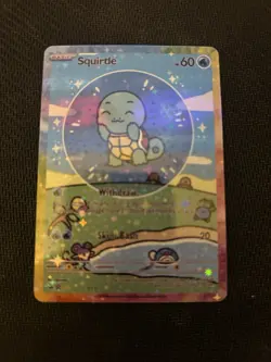 Squirtle Pokemon Card Display Art Card - Image 1