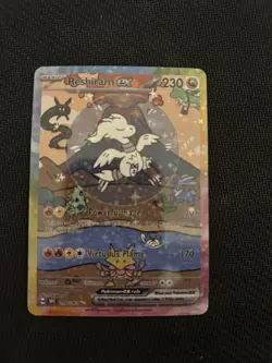 Bubble Reshiram - Pokemon Card - TCG DISPLAY ART CARD - Star Holo - Image 1