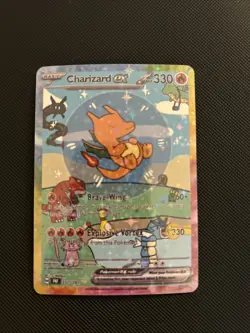 Charizard EX Pokemon Card Display Art Card - Image 1