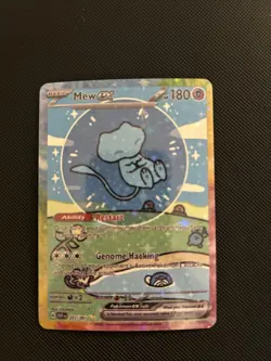 Mew EX Pokemon Card Display Art Card - Image 1