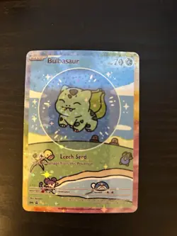 Bulbasaur Pokemon Card Display Art Card - Image 1