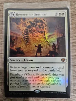 Restoration Seminar Secrets of Strixhaven Foil - Image 1