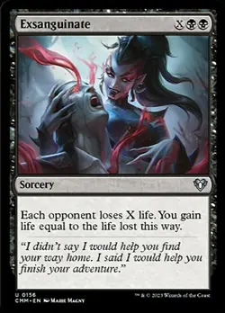 x1 Exsanguinate NM, MTG Commander Masters - Image 1