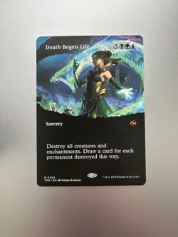 Death Begets Life Borderless, NM, MTG, Tarkir Dragonstorm - Image 1