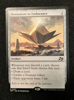 Monument to Endurance Aetherdrift Regular MTG Magic The Gathering NM - Image 1