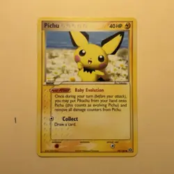 Pokemon TCG Pichu 59/106 EX Emerald Regular 40 HP 2005 Common Unlimited - Image 1