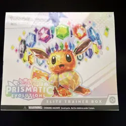 Prismatic Evolutions Elite Trainer Box New Factory Sealed ETB Pokemon TCG - Image 1