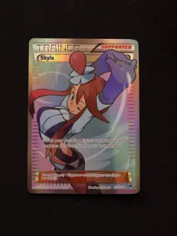 Skyla 122/122 Breakpoint Holo Full Art Pokemon TCG Trainer LP - Image 1