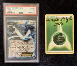 2013 POKEMON BLACK & WHITE PROMO #BW83 LUGIA EX PROMO PSA 7 - Image 3