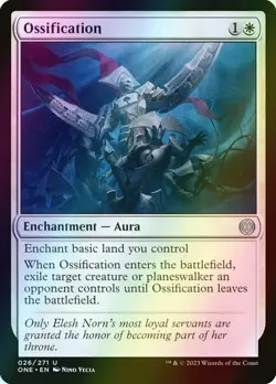 MTG Ossification Foil ** Phyrexia: All Will Be One ** English - Image 1