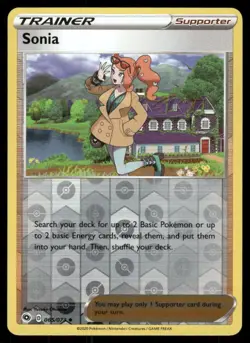 Sonia 065/073 Uncommon Champion's Path Pokemon Reverse Holo Near Mint - Image 1