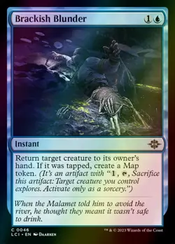 MTG Brackish Blunder Foil ** The Lost Caverns of Ixalan ** English - Image 1