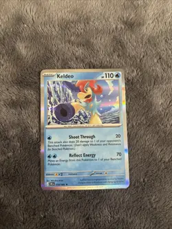 Pokemon TCG Keldeo 019/086 Me04: Chaos Rising Holo Promo Rare 2013 - Image 1