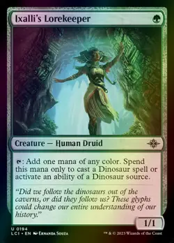 MTG Ixalli's Lorekeeper Foil ** The Lost Caverns of Ixalan ** English - Image 1