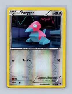 Porygon 72/101 Common Plasma Blast Pokemon Reverse Holo Lightly Played - Image 1