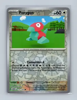 Porygon 137/165 Common 151 Pokemon Reverse Holo Lightly Played - Image 1