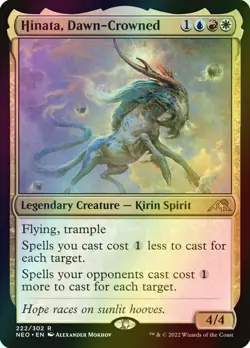 MTG Hinata, Dawn-Crowned Foil ** Kamigawa: Neon Dynasty ** English - Image 1