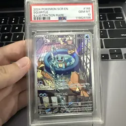 Pokemon Squirtle stellar crown 148 Psa 10 - Image 1