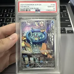 Pokemon Squirtle stellar crown 148 Psa 10 - Image 3
