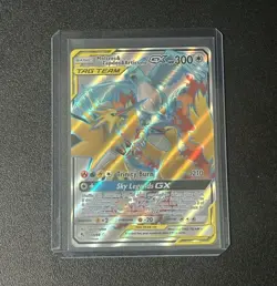 Moltres & Zapdos & Articuno GX 66/68 Hidden Fates TAG TEAM Full Art Holo - Image 1