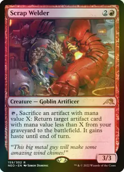 MTG Scrap Welder Foil ** Kamigawa: Neon Dynasty ** English - Image 1