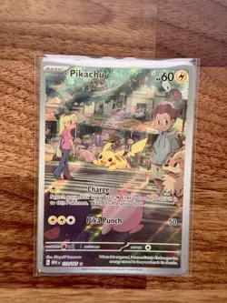 Pokemon TCG Pikachu 173/165 Scarlet & Violet 151 Illustration Rare NM - Image 1