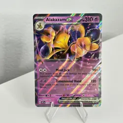 Alakazam ex - SVP050 - Pokemon Scarlet & Violet Promo Ultra Rare Holo Card LP - Image 1