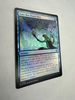 MTG Into the Flood Maw Bloomburrow Foil - Image 2