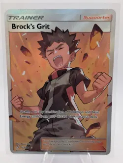 Brock's Grit 172/181 - Team Up - Full Art - Pokemon TCG - Image 1