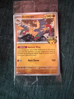 Pokemon Fossil Museum Field Museum Chicago Archeops Promo Card Sealed IN HAND - Image 2