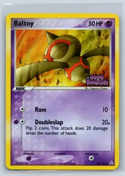 2006 Pokemon Holon Phantoms Baltoy #59/110 Holo Stamp - Image 1