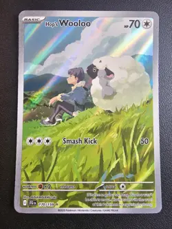 Hop’s Wooloo 170/159 Illustration Rare Journey Together NM/M Pokemon TCG - Image 1