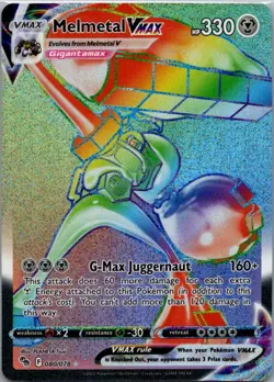Melmetal VMAX (Secret) Secret Rare Pokemon GO 080/078 NM - Image 1