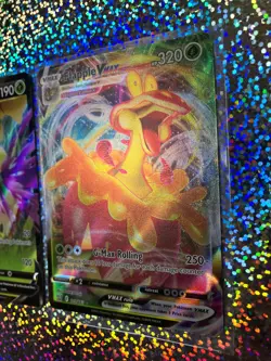 Pokemon TCG Flapple: Full Art 019/163 VMAX; 018/163 V; Cosmos Promo SWSH189 - Image 3