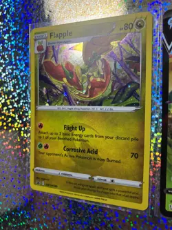 Pokemon TCG Flapple: Full Art 019/163 VMAX; 018/163 V; Cosmos Promo SWSH189 - Image 5