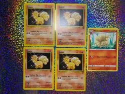 Pokemon TCG Regular Non-Holo: Base Set 2 99/130 Vulpix (x4); 030/264 Ninetales - Image 1