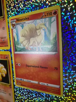 Pokemon TCG Regular Non-Holo: Base Set 2 99/130 Vulpix (x4); 030/264 Ninetales - Image 3