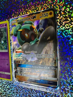 Pokemon TCG: Cosmos Holo Promo SM93 Marshadow; Promo SM59 Marshadow GX - Image 4