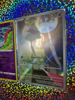 2024 Pokemon TCG Twilight Masquerade Illustration Rare 179/167 Chimecho - Image 4