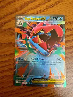 Mega Feraligatr ex 043/217 Double Rare Ascended Heroes Pokemon Holo Near Mint - Image 1