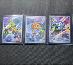 Pokemon First Partner Illustration Collection Series 1 Sinnoh Starters MEP 40-42 - Image 1