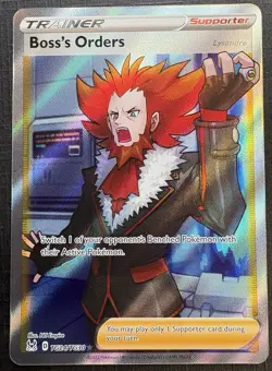 2022 Pokemon FULL ART - Boss's Orders - TG24/TG30 - ULTRA RARE - Lost Origin - Image 1