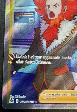 2022 Pokemon FULL ART - Boss's Orders - TG24/TG30 - ULTRA RARE - Lost Origin - Image 4